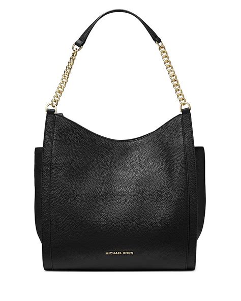 michael michael kors signature newbury medium chain shoulder bag|MICHAEL Michael Kors Logo Newbury Medium Chain Shoulder .